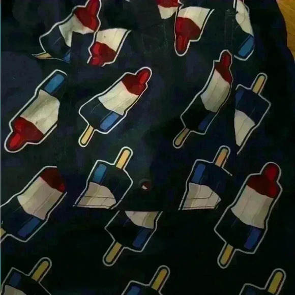 Men's Bomb Pop Theme Swim Trunks Size L/G (36-38) - Picture 5 of 7